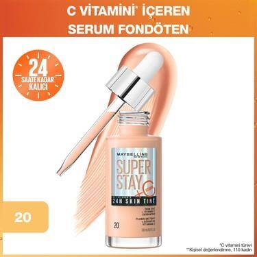 Maybelline New York Super Stay Skin Tint Fondöten - 20 - 1