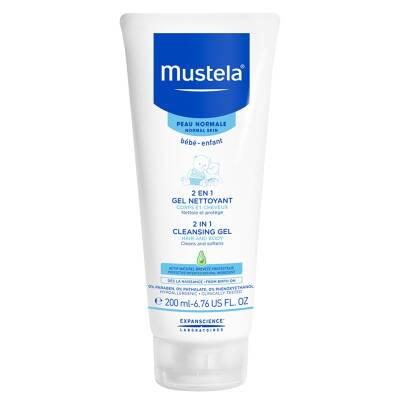 Mustela 2 In 1 Cleansing Gel 200 Ml (Saç Ve Vücut Şampuanı) - 1