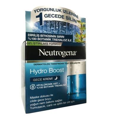 Neutrogena Hydro Boost Hiyalüronik Asit Botanik Trehaloz Gece Kremi 50 ml - 1