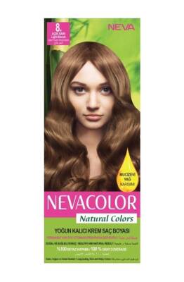 Neva Color Natural 8. Açık Sarı Saç Boyası - 1