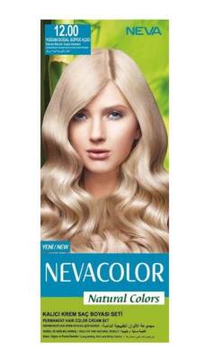 Neva Color Natural Kalıcı Saç Boya Seti 12.00 Yoğun Doğal Süper Açıcı - 1