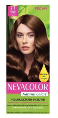 Neva Color Natural Saç Boyası Seti 7.7 Karamel - 1