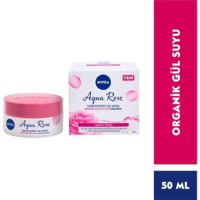 Nivea Aqua Rose Nemlendirici Jel Krem 50 ml - 1