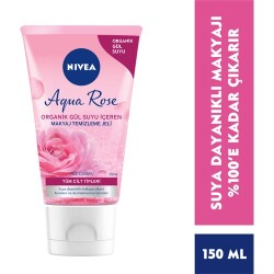 Nivea Aqua Rose Organik Gül Suyu İçeren Makyaj Temizleme Jeli 150ml - 1