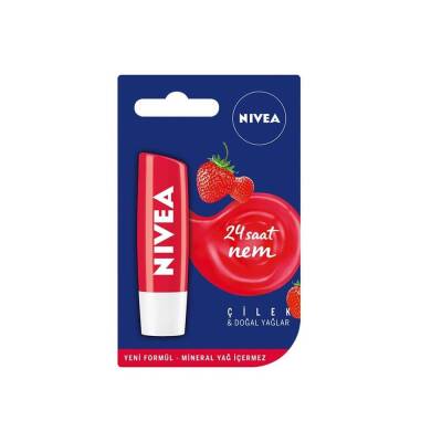 Nivea Çilek Aromalı Lip Stick - 1