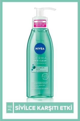 Nivea Derma Skin Clear Sivilce Karşıtı Yüz Temizleme Jeli 150 Ml - 1