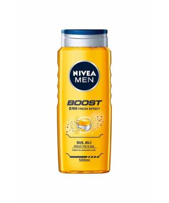 Nivea Men Boost Duş Jeli 500ml 3'ü 1 Arada Komple Bakım, Vücut, Saç Ve Yüz Için - 1