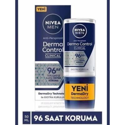 Nivea Men Derma Control Clinical Erkek Roll-on Deodorant 50 Ml - 1