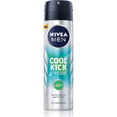 Nivea Men Erkek Sprey Deodorant Cool Kick Fresh 150 ml - 1