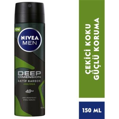 Nivea Nıvea Deep Dimension Amazonia Deodorant Erkek 150 ml - 1