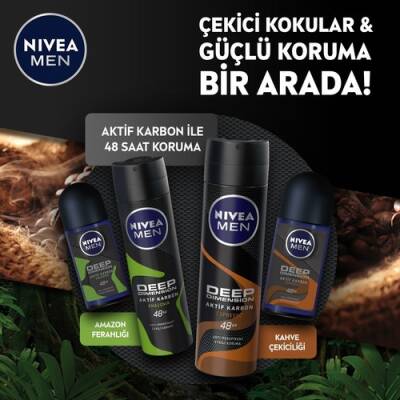 Nivea Nıvea Deep Dimension Amazonia Deodorant Erkek 150 ml - 5