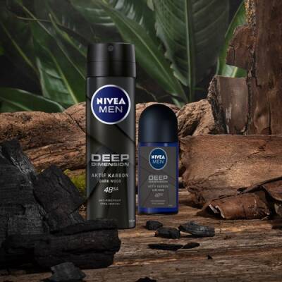 Nivea Nıvea Deep Dimension Deodorant Erkek 150 ml - 4