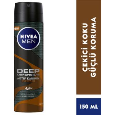 Nivea Nıvea Deep Dimension Espresso Deodorant Erkek 150 ml - 1