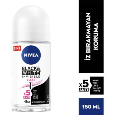 Nivea Nıvea Kadın Roll-on Invisible B&w Clear 50 ml - 1