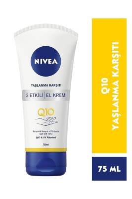 Nivea Q10 Yaşlanma Karşıtı 3 Etkili El Kremi 75 ml - 1