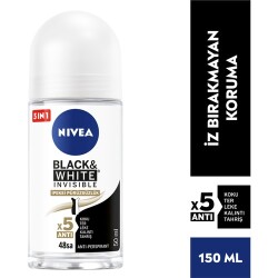 Nivea Roll-on Kadın Black&white Ipeksi Pürüzsüzlük 50ml - 1