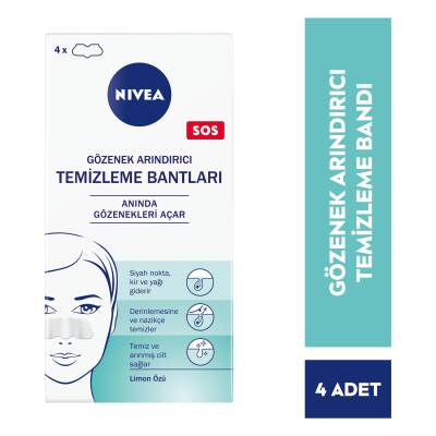 Nivea Siyah Nokta & T-Bölgesi Temizleyici Yüz Bantlar 120 gr - 1