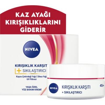 Nivea Yüz Kremi Sıkılaştırıcı- Kırışıklık Karşıtı 45 Yaş+ 50 ml - 4