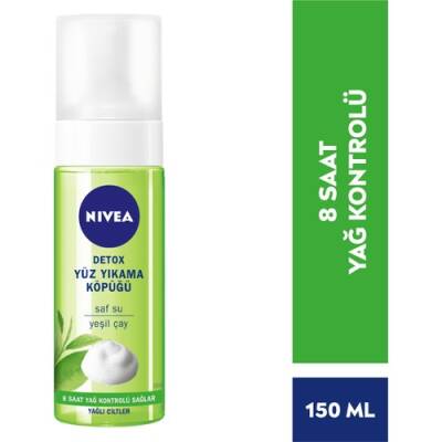 Nivea Yüz Temizleyici Yıkama Köpüğü Detox Yağlı Ciltler 150 ml - 1