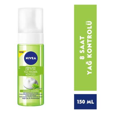 Nivea Yüz Temizleyici Yıkama Köpüğü Detox Yağlı Ciltler 150 ml - 2