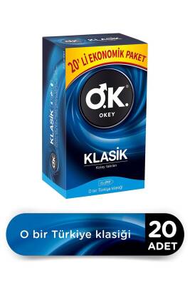 Okey Klasik Ekonomik 20'li Prezervatif 61810 - 1