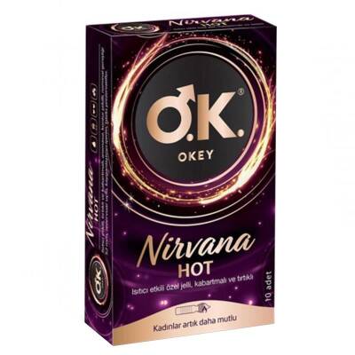 Okey Nirvana Hot Prezervatif 10'lu - 1