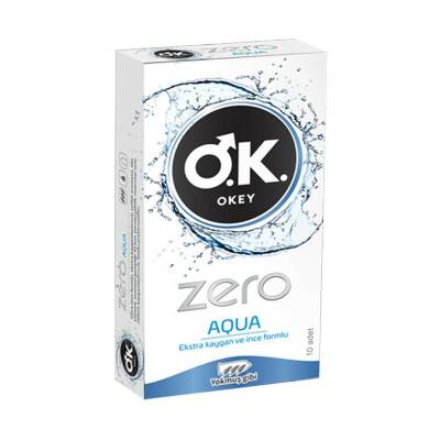 Okey Zero Aqua Prezervatif 10'lu 8690530002197 - 1