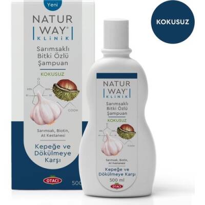 Otacı Naturway Sarımsaklı Kepeğe Ve Dökülmeye Karşı Şampuan 500 ml - 1 Adet 8699512011745 - 1