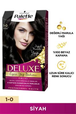 Palette Deluxe 1-0 Siyah Saç Boyası 14027 - 2