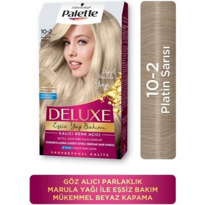 Palette Deluxe 10-2 Platin Sarısı Saç Boyası - 1