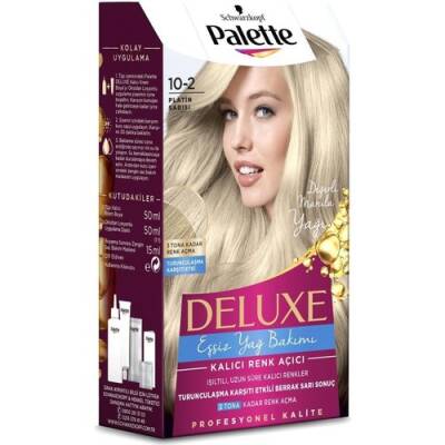 Palette Deluxe 10-2 Platin Sarısı Saç Boyası - 4