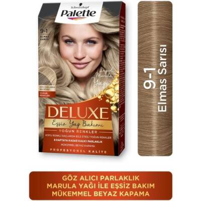 PALETTE DELUXE Deluxe Yoğun Renkler 9-1 Küllü Sarı - 1