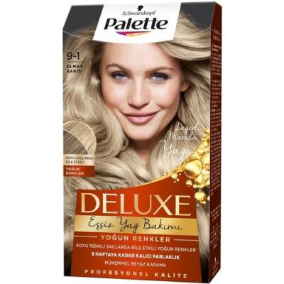 PALETTE DELUXE Deluxe Yoğun Renkler 9-1 Küllü Sarı - 3