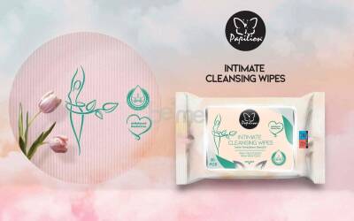 Papilion Intimate Cleansing Wipes 20 li - 1