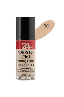 Pastel Profashion 24h Non-stop 2in1 Fondöten Ve Kapatıcı 601 - 1