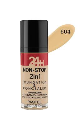 Pastel Profashion 24h Non-stop 2in1 Fondöten Ve Kapatıcı 604 Vanilla - 1