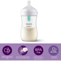 Philips Avent Natural Response PP Antikolik Biberon 260 ML 1 Ay+ SCY673/01 - 1