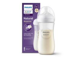 Philips Avent Natural Response PP Biberon 3 Ay+ 330ml SCY906/01 - 2