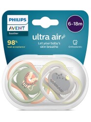 Philips Avent SCF085/17 Ultra Air Emzik 6-18 Ay 2li Erkek - 1