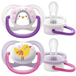 Philips Avent Ultra Air Animals 2li Emzik 0-6 Ay - Kız - 2