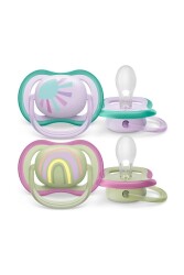 Philips Avent Ultra Air Emzik 0-6 Ay 2li Kız SCF085/59 - 1