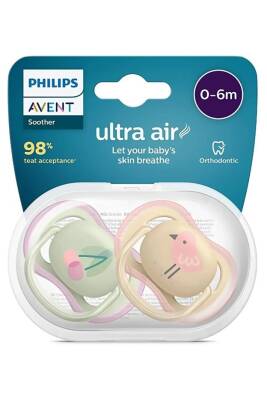 Philips Avent Ultra Air Emzik 0-6 Ay 2li Kız SCF085/59 - 3