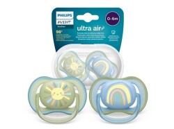 Philips Avent Ultra Air Emzik 0-6 Ay 2li SCF085/58 - 1