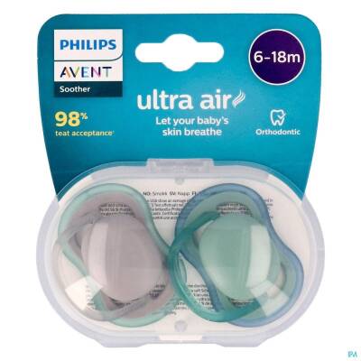 Philips Avent Ultra Air Emzik 6-18 Ay 2li Kız SCF085-16 - 2