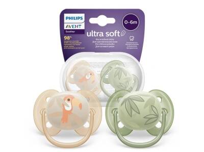 Philips Avent Ultra Soft Yumuşak 2li Emzik 0-6 Ay - SCF091/07 - 2