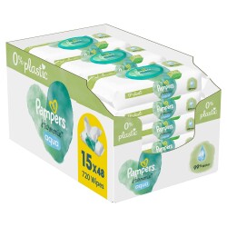 Prima Pampers Harmonie Aqua Yenidoğan Islak Havlu 48x15 Adet (720 Yaprak) - 1