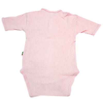 Sema Baby Yarım Kol Kaşkorse Badi (Body) - Pembe 0-6 Ay - 2