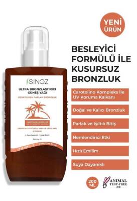 Sinoz Kusursuz Bronzlaştırıcı Güneş Yağı Spreyi 200 ml - 1