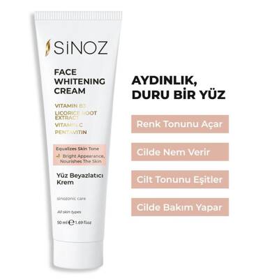 Sinoz Yüz Beyazlatıcı Krem 50ml - 1