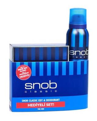 SNOB CLASSIC EDT+DEO HEDİYELİ KOFRE - 1